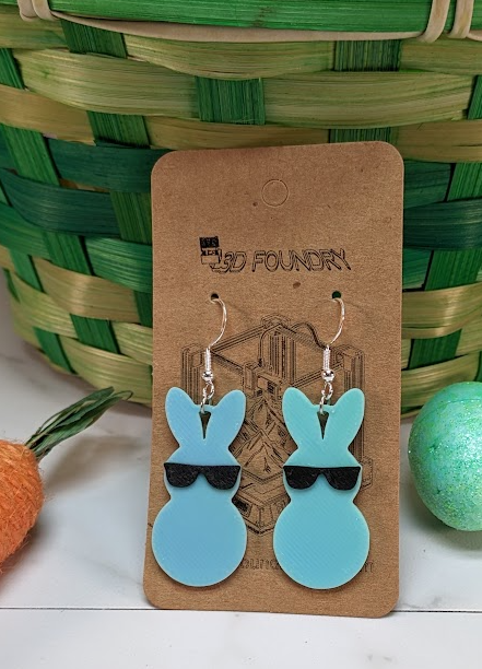 Peepish Easter Earring