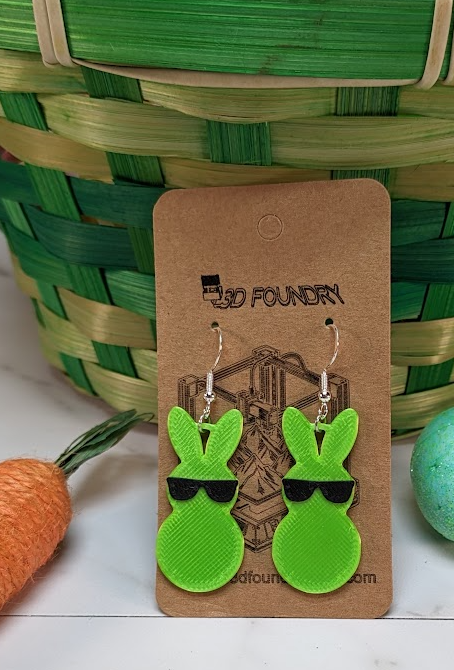 Peepish Easter Earring