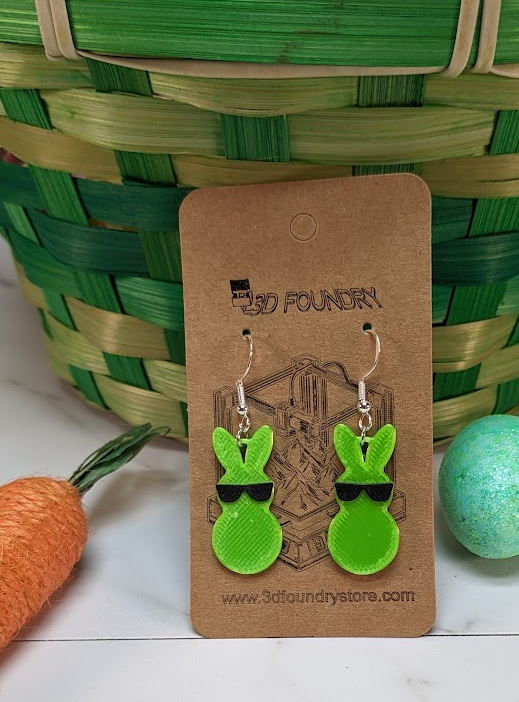 Peepish Easter Earring