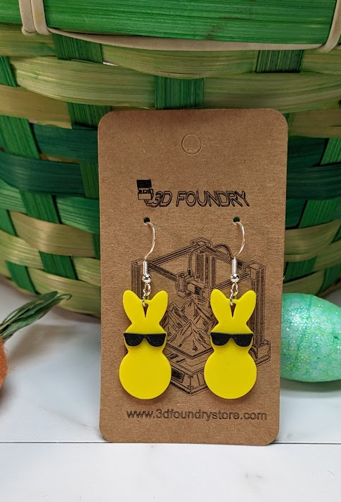 Peepish Easter Earring